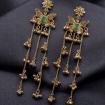 Bulk 140 Elegant Butterfly Kashmiri Jhumka Earrings with Stunning Traditional Jewelry - "MInt"