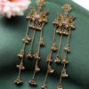 Butterfly Kashmiri Jhumka traditional brass ethnic earrings for festive wear