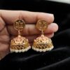 Traditional Golden Jhumka stylish brass jewelry design
