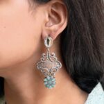 Bulk 116 Stunning Silver Flower Dangler with Elegant Ethnic Appeal - "MInt"