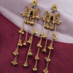 Bulk 154 Elegant Butterfly Kashmiri Jhumka Earrings with Stunning Traditional Jewelry - Blue