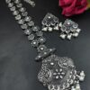 Oxidized Necklace Set stylish brass jewelry design