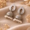 Oxidized Dangler Jhumka stylish brass jewelry design