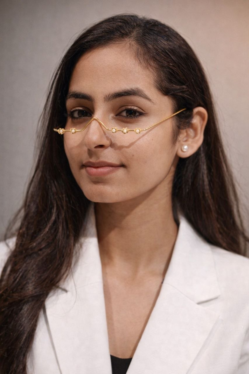 Floral Design Kashmiri Facelet Traditional Jewelry for Graceful Women 3 Floral Design Kashmiri Facelet stylish brass jewelry design