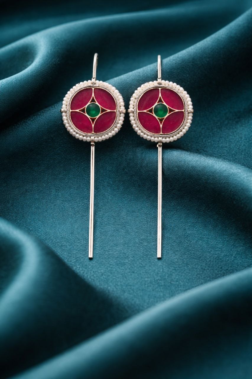 Round Handmade Earcuff Unique Stylish Jewelry for Modern Look 3 Round Handmade Earcuff stylish brass jewelry design