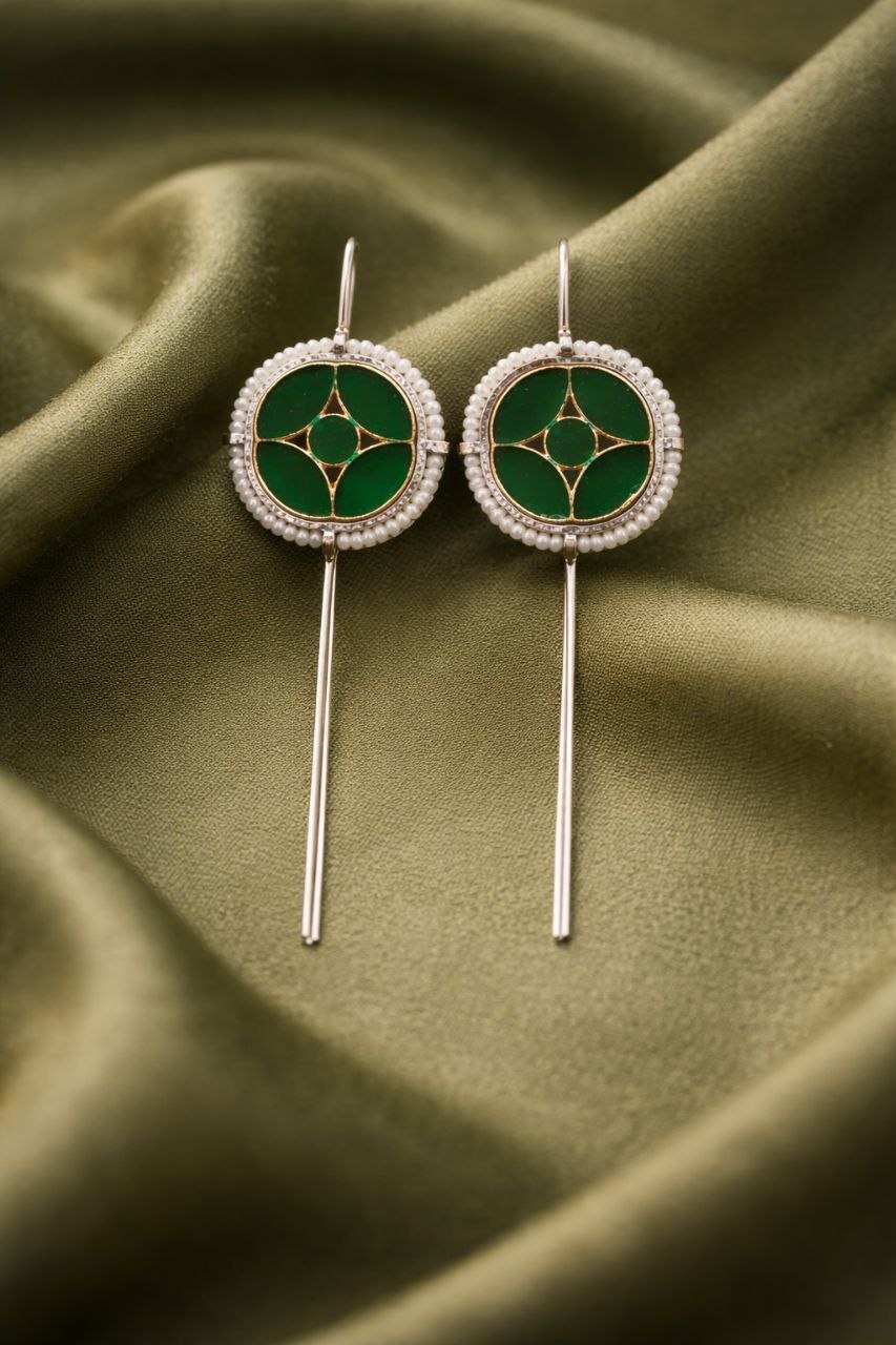 Round Handmade Earcuff Unique Stylish Jewelry for Modern Look 6 Round Handmade Earcuff stylish brass jewelry design