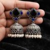 Silver Drop Jhumka stylish brass jewelry design