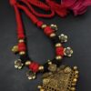 Gold Plated Thread Necklace stylish brass jewelry design