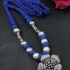 Flower Thread Necklace stylish brass jewelry design