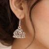 Silver Jhumka Earring Traditional Jewelry for Light Weight Ethnic Look 16 Silver Jhumka Earring stylish brass jewelry design