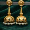 Gold Plated Jhumka Earring stylish brass jewelry design
