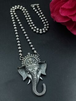 Ganesha Necklace stylish brass jewelry design