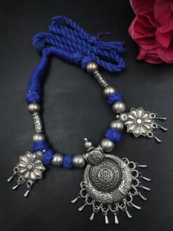 Thread Necklace stylish brass jewelry design