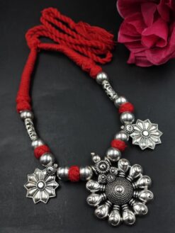 Thread Necklace stylish brass jewelry design