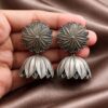 Lotus Jhumka Earring stylish brass jewelry design