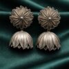Dangler Lotus Jhumka Earring Traditional Jewelry for Gorgeous Look 4 Lotus Jhumka Earring stylish brass jewelry design
