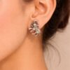 Elephant Studs Earring stylish brass jewelry design