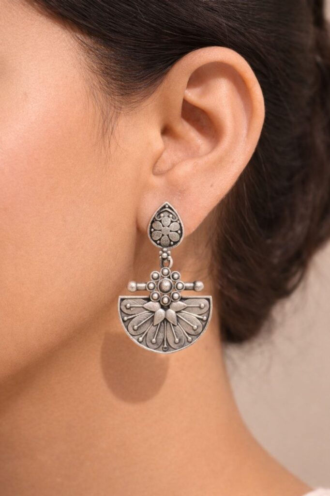 Antique Floral Dangler Gorgeous Traditional Jewelry for Party Look