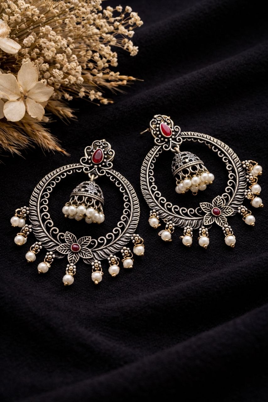 Beautiful Dangler Jhumki Earring Traditional Jewelry for Stylish Look 4 Dangler Jhumki Earring stylish brass jewelry design