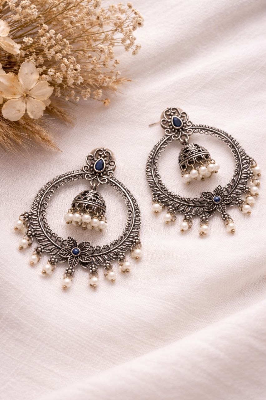 Beautiful Dangler Jhumki Earring Traditional Jewelry for Stylish Look 3 Dangler Jhumki Earring stylish brass jewelry design