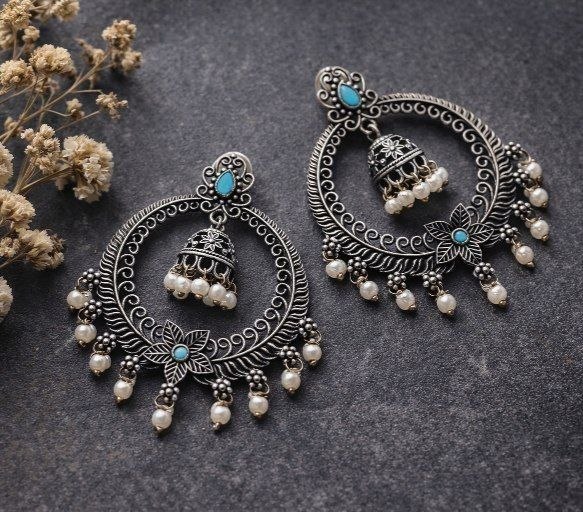 Beautiful Dangler Jhumki Earring Traditional Jewelry for Stylish Look 10 Dangler Jhumki Earring stylish brass jewelry design
