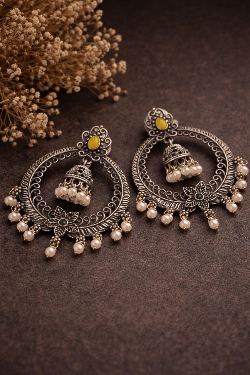 Beautiful Dangler Jhumki Earring Traditional Jewelry for Stylish Look 9 Dangler Jhumki Earring stylish brass jewelry design