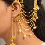 Designer Non Piercing Kashmiri Jhumka Traditional Jewelry for Comfortable Ethnic Look - "Yellow"