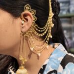 Designer Non Piercing Kashmiri Jhumka Traditional Jewelry for Comfortable Ethnic Look - "MInt"