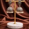 Silver Jhumka Earring stylish brass jewelry design
