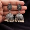 Silver Jhumka Earring stylish brass jewelry design
