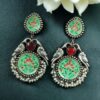 Hand Painted Earring stylish brass jewelry design