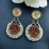 Designer Hand Painted Earring Elegant Jewelry for Stylish Look 3 Designer Hand Painted Earring stylish brass jewelry design
