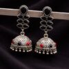 Oxidized Jhumka Earring Traditional Jewelry for Gorgeous Look 7 Oxidized Jhumka Earring stylish brass jewelry design