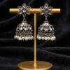 Silver Jhumka Earring stylish brass jewelry design