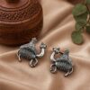 Silver Camel Stud stylish brass jewelry design