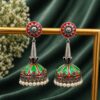 Meena Kari Jhumka Earring stylish brass jewelry design