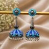 Meena Kari Jhumka Earring stylish brass jewelry design