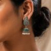 Designer Leaf Jhumka Earring stylish brass jewelry design