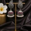 Designer Leaf Jhumka Earring stylish brass jewelry design