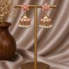 Gold Plated Jhumka Earring stylish brass jewelry design