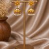 Gold Plated Jhumka Earring stylish brass jewelry design