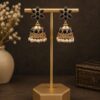 Gold Plated Jhumka Earring stylish brass jewelry design
