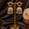 Gold Plated Jhumka Earring stylish brass jewelry design