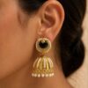Gold Plated Jhumka Earring stylish brass jewelry design