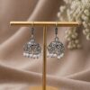 Silver Jhumki Earring stylish brass jewelry design