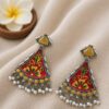 Hand Painted Earring artistic jewelry design