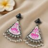 Hand Painted Earring artistic jewelry design