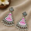 Hand Painted Earring artistic jewelry design