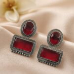 Monalisa Stone Stud Earring Designer Jewelry for Everyday Stylish Look