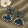 Peacock Earring stylish brass jewelry design